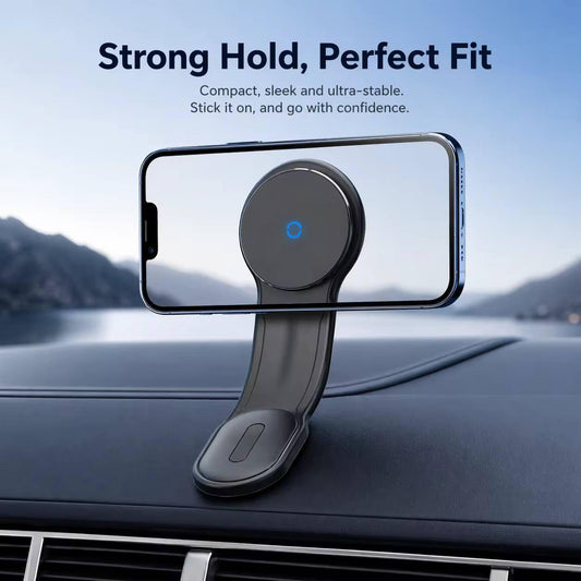 Magnetic Car Phone Holder for Dashboard | 360° Rotating Flexible Arm | Strong Magnet | Universal for iPhone & Android