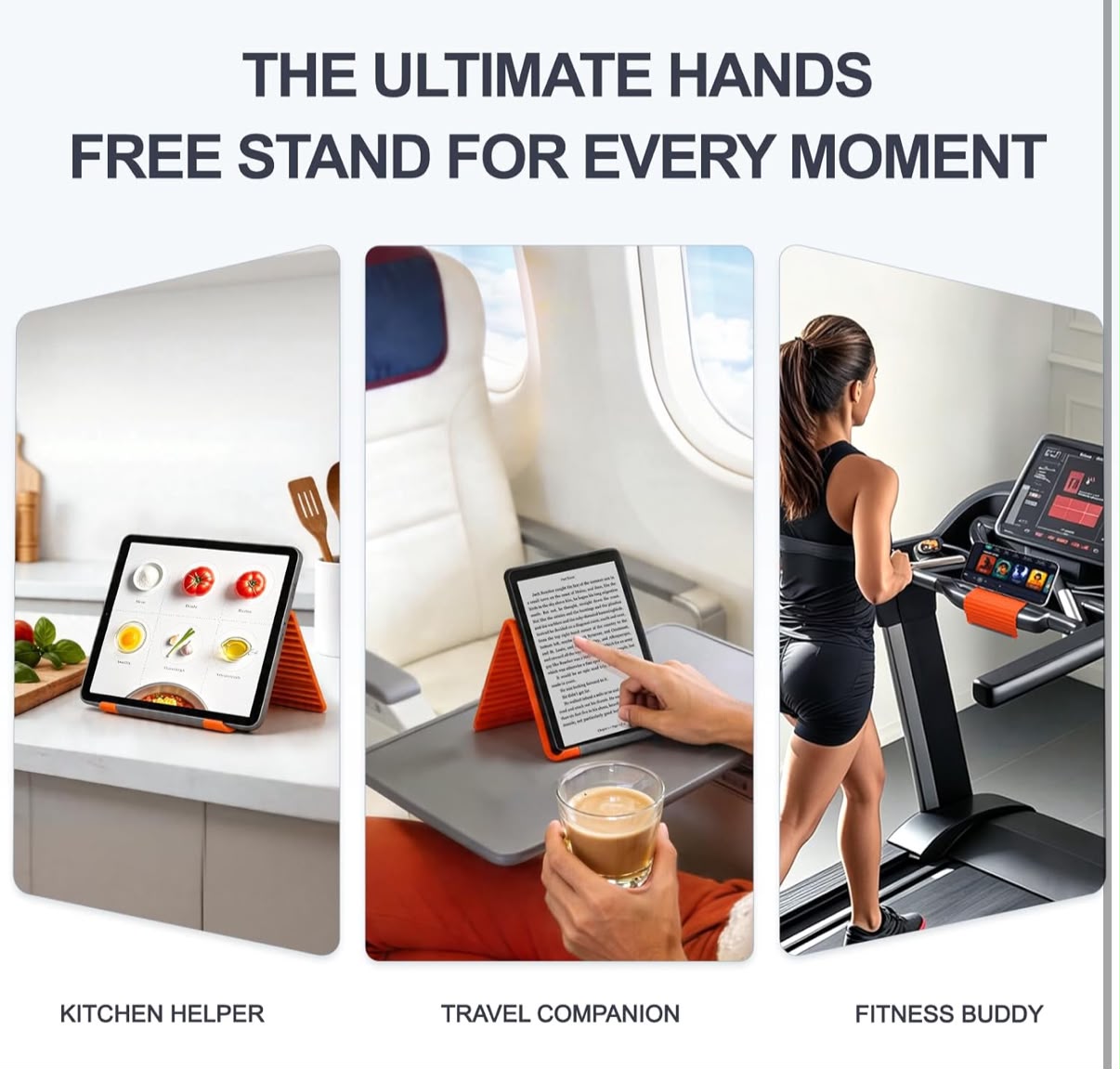 Original Foldable Silicone Mobile Stand – Long Lasting Anti-Slip Phone & Tablet Holder