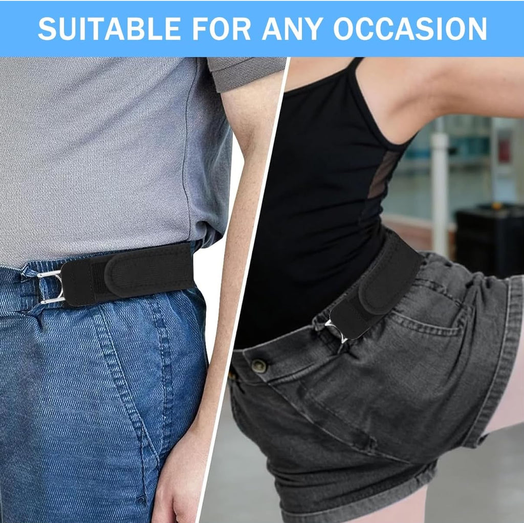 No-Buckle Stretch Belt – Adjustable Elastic Belt for Men & Women