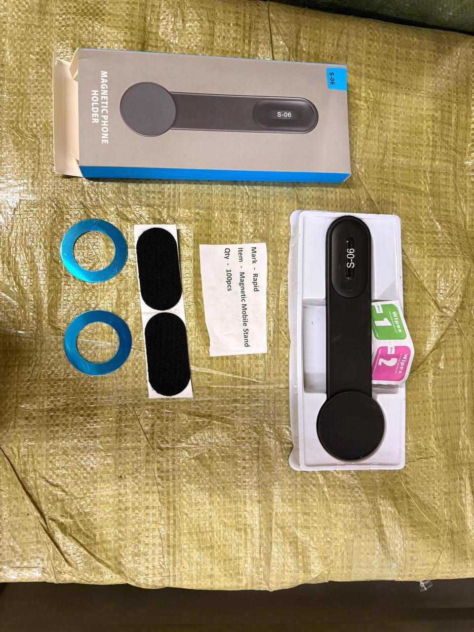 Magnetic Car Phone Holder for Dashboard | 360° Rotating Flexible Arm | Strong Magnet | Universal for iPhone & Android